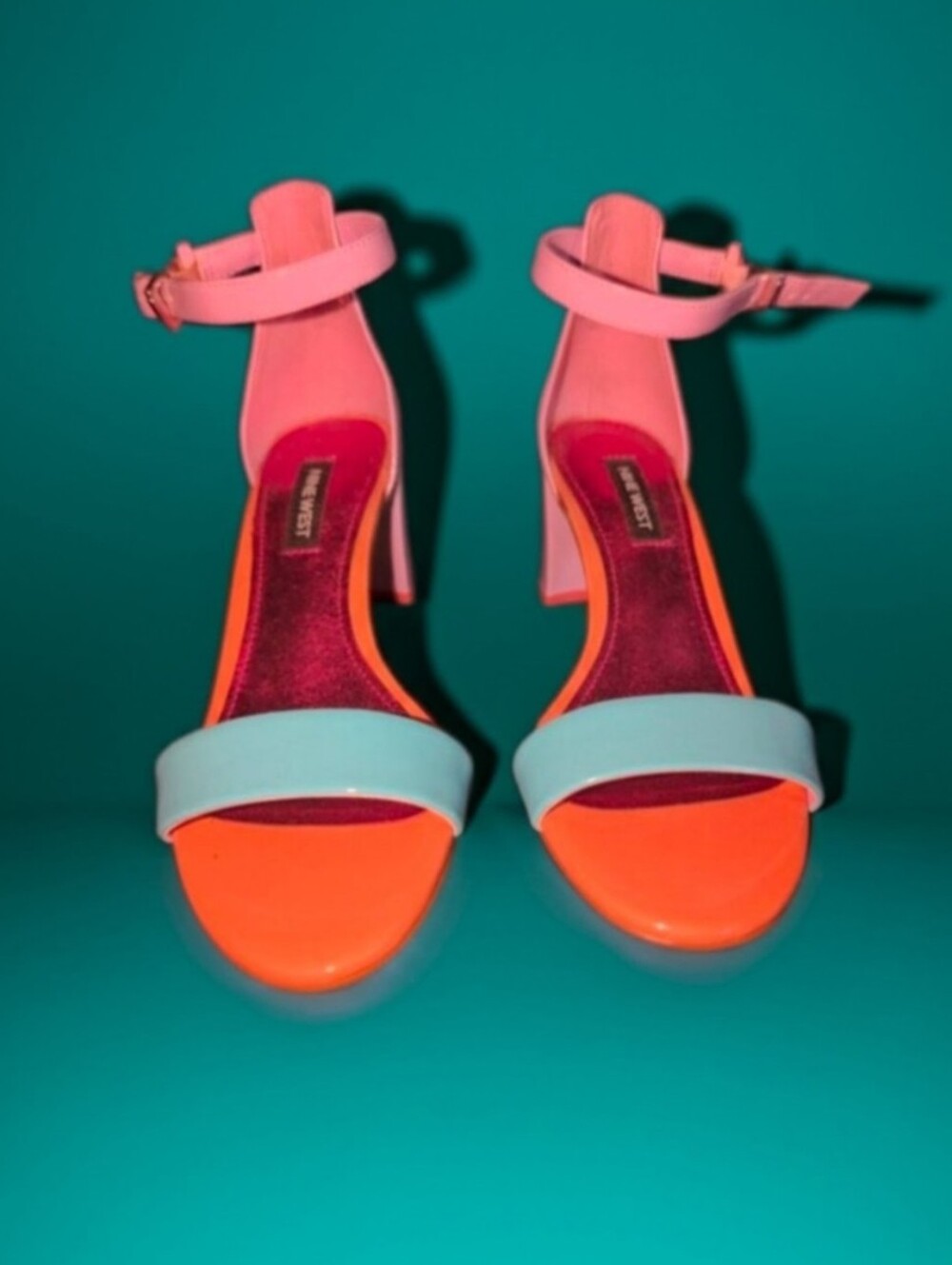 Nine West Colorful Block Heel